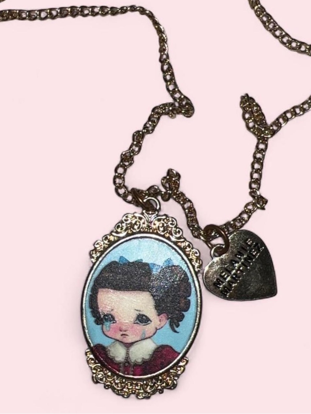 Rare Melanie Martinez Crybaby Cameo Necklace Portrait